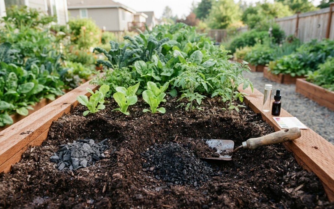 Biochar Soil Conditioner for Garden Beds: Benefits and Risks