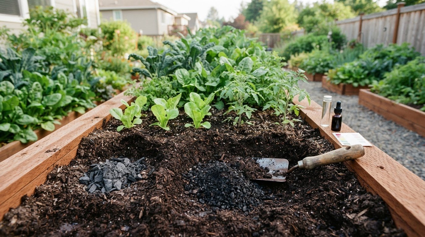 Biochar Soil Conditioner for Garden Beds: Benefits and Risks