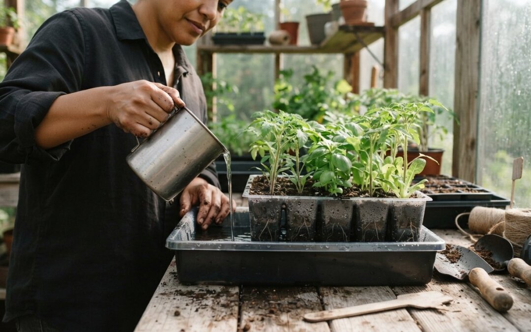 Mastering the Bottom Watering Seedlings Tray Method: A Beginner’s Guide