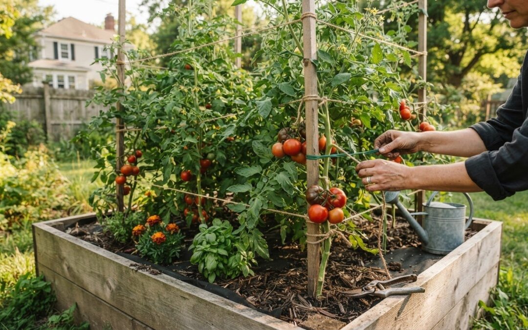 Trellising Indeterminate Tomatoes in Raised Beds: A Practical Guide
