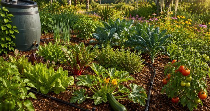 Florida Garden Water Conservation: How to Water Less Without Losing Plants