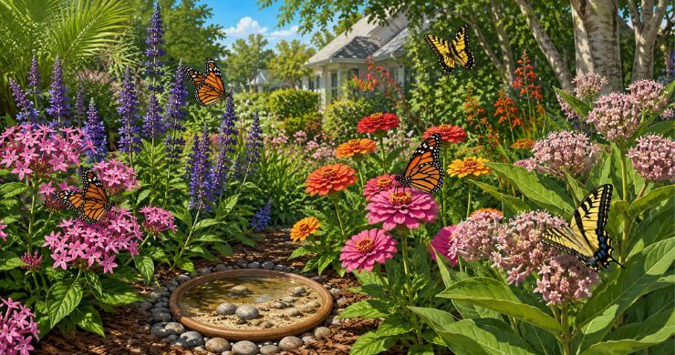 Keeping a Florida Butterfly Garden Thriving During the Hottest Months