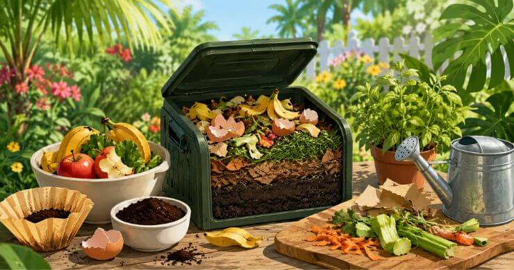 Composting in Florida Summer: Easy Ingredients You Already Have at Home