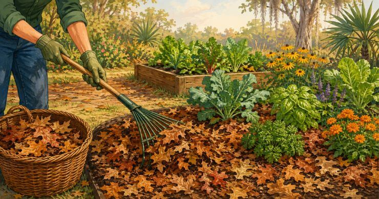 Turn Fallen Leaves Into Garden Gold: A Simple Guide to Leaf Mulch for Gardens