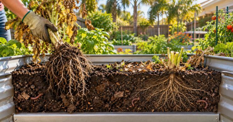 Should You Remove Old Plants or Try Leaving Roots in Soil?